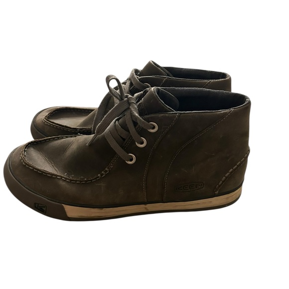 KEEN mens leather ankle boots size 9.5 - Picture 1 of 5